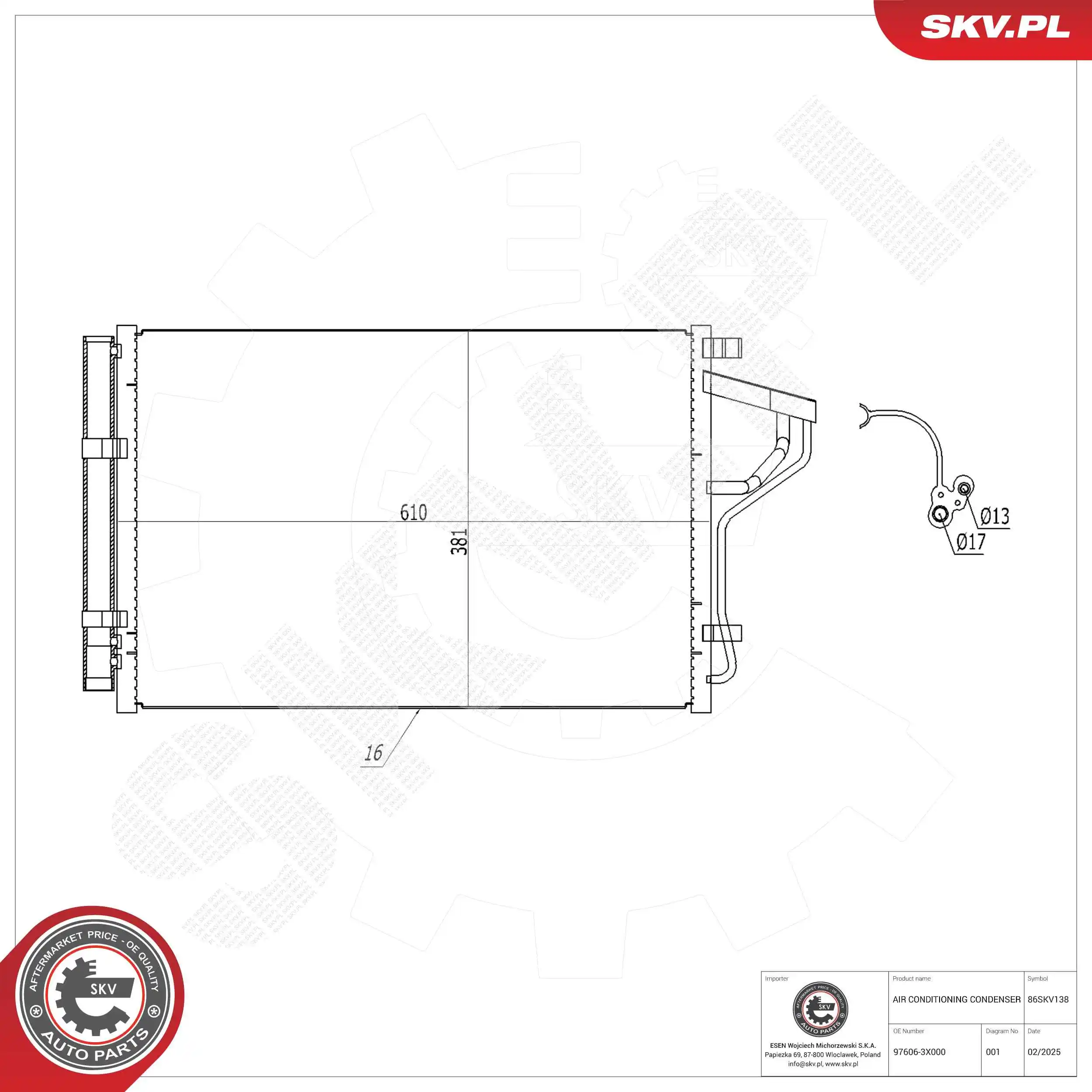 Condenser, air conditioning